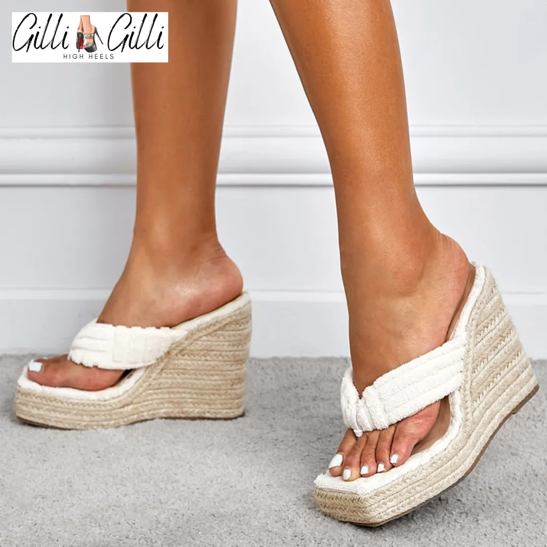 Platform Wedges Slipper Style