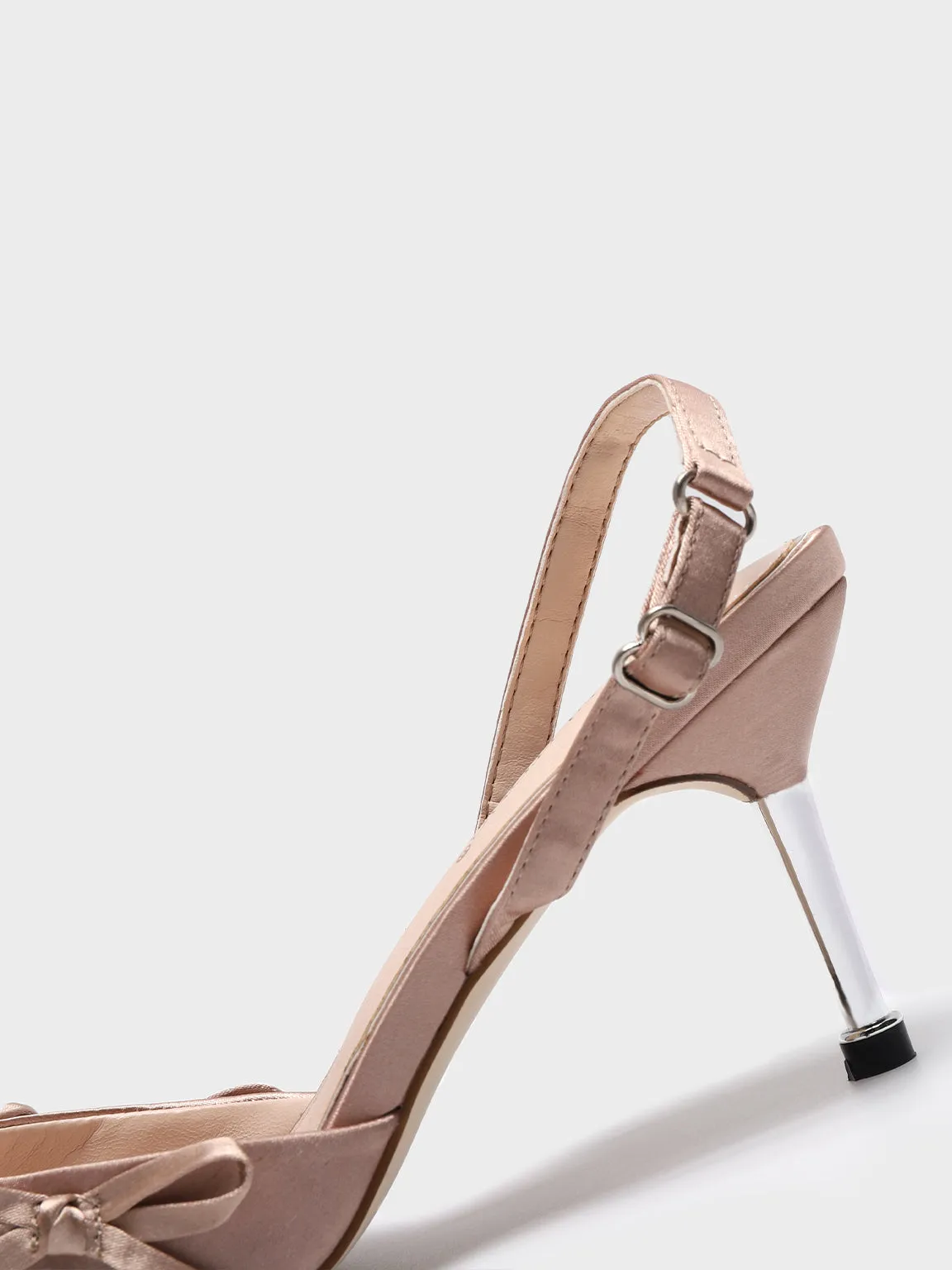 Point Toe Heels Multi Bowknots Mules
