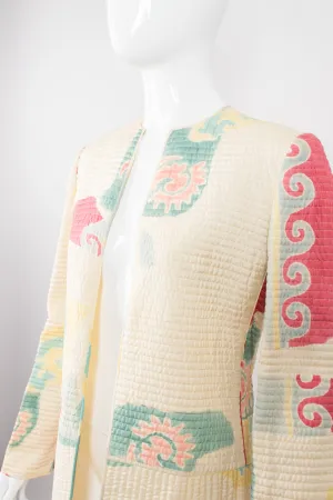 Quilted Folk Art Coat