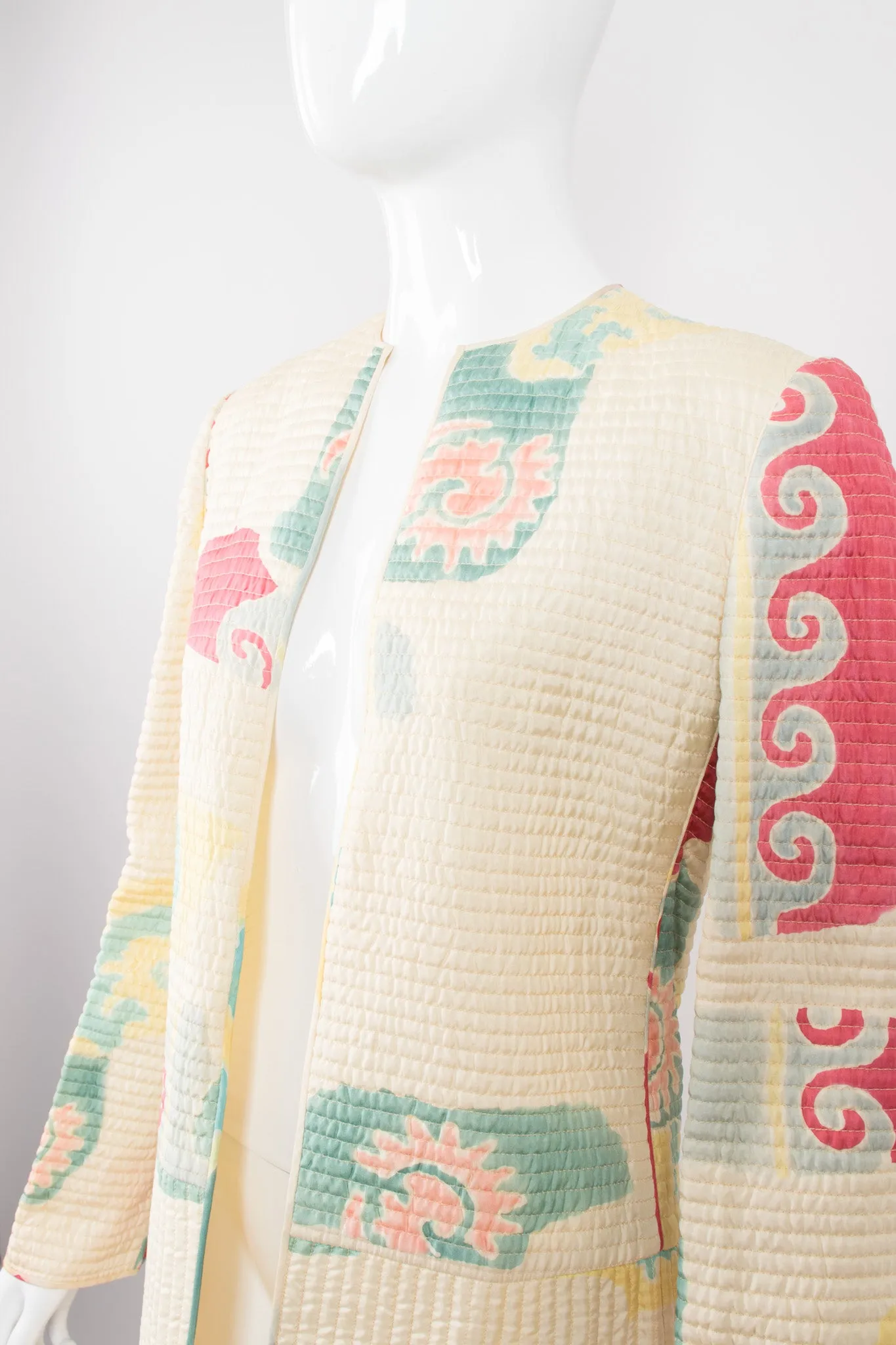 Quilted Folk Art Coat