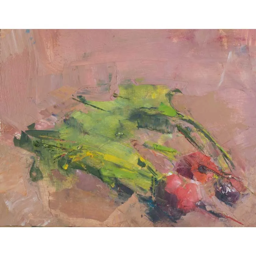 Radish -Oil Painting 8x10