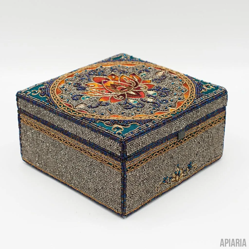 Revival Jewelry Box by Mary Frances, Lotus Flower Design