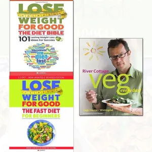 River cottage ,lose weight  3 books collection set