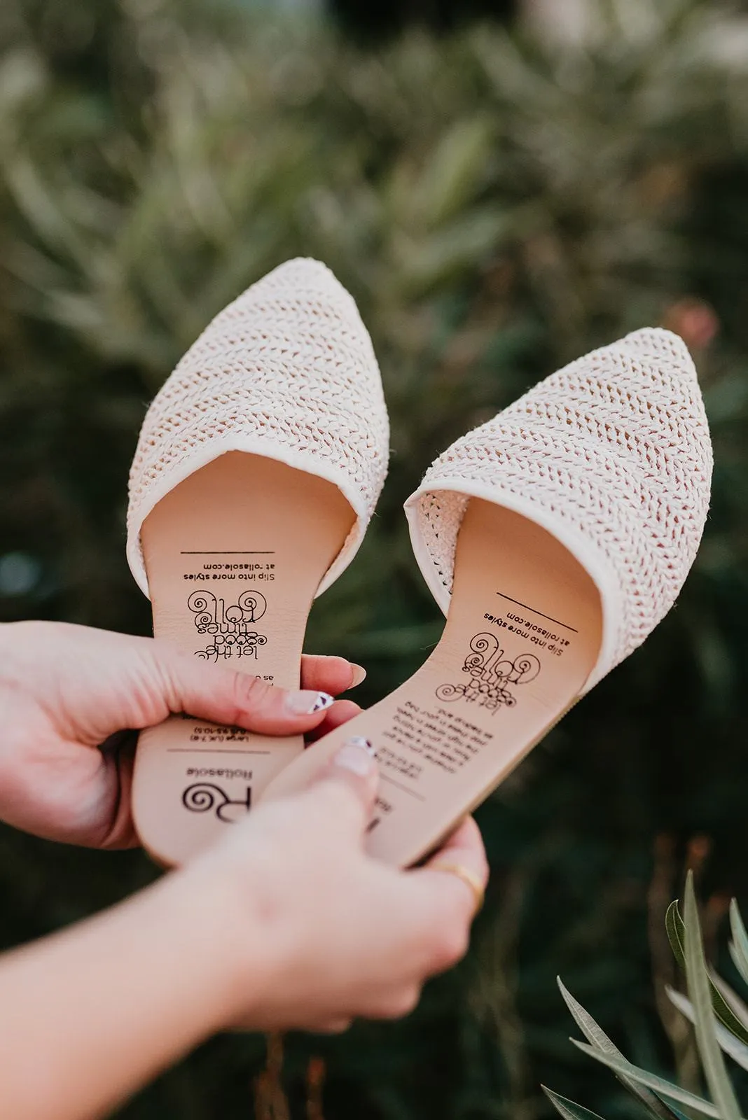 Rollasole Wicker Park Woven Mules