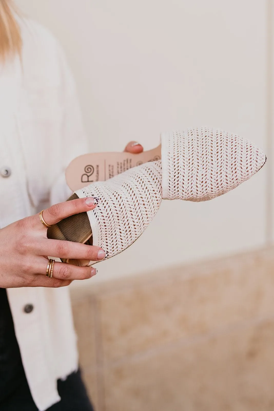Rollasole Wicker Park Woven Mules