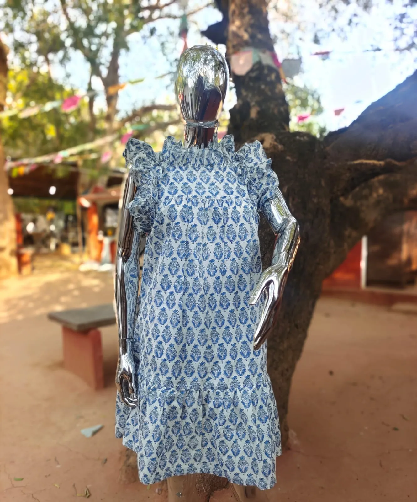 Roopa Dress - Bluebell