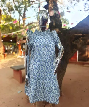 Roopa Dress - Bluebell
