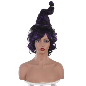 Rulercosplay Hocus Pocus 2 Mary Sanderson Purple Short Movie Cosplay Halloween cosplay Wig Special Wig