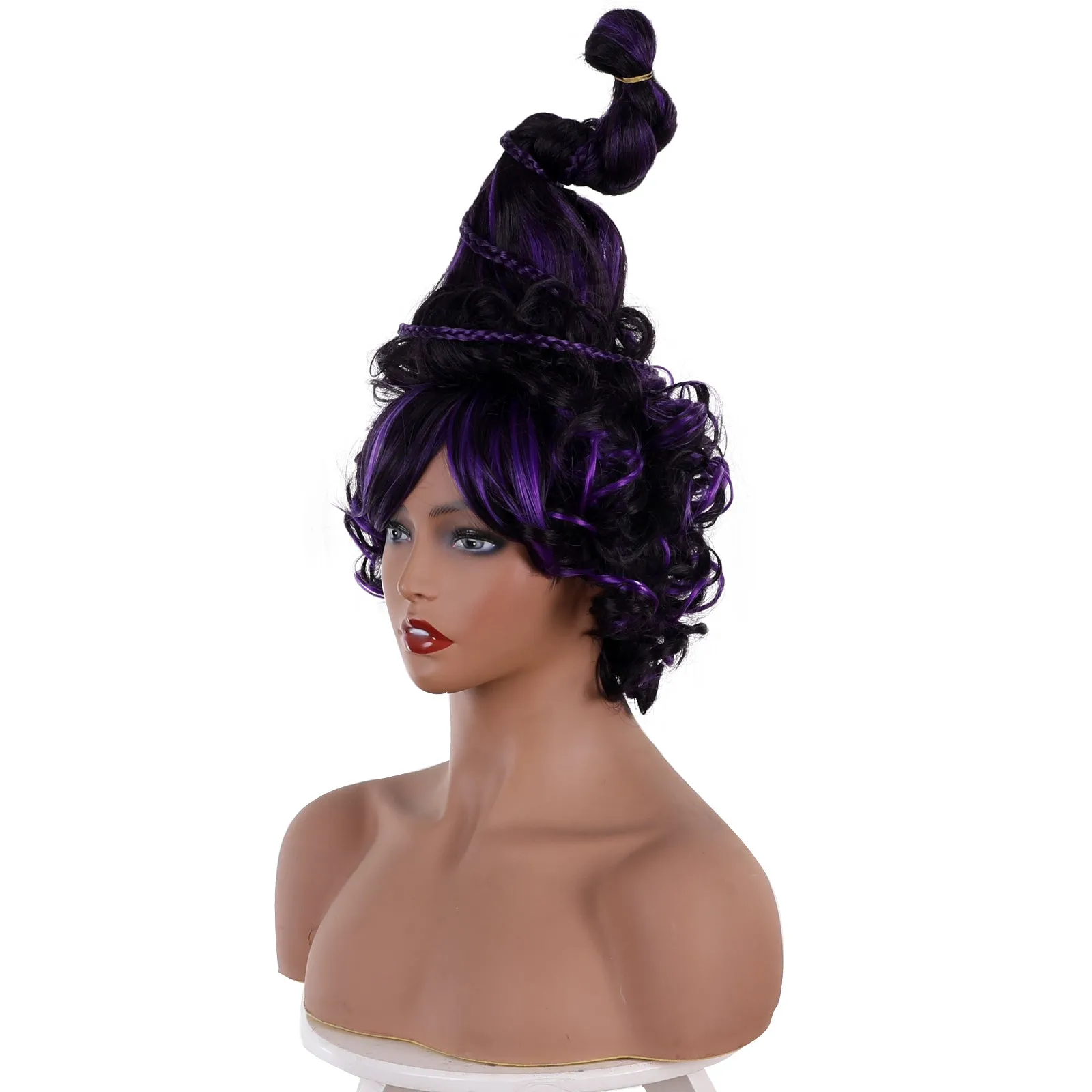 Rulercosplay Hocus Pocus 2 Mary Sanderson Purple Short Movie Cosplay Halloween cosplay Wig Special Wig