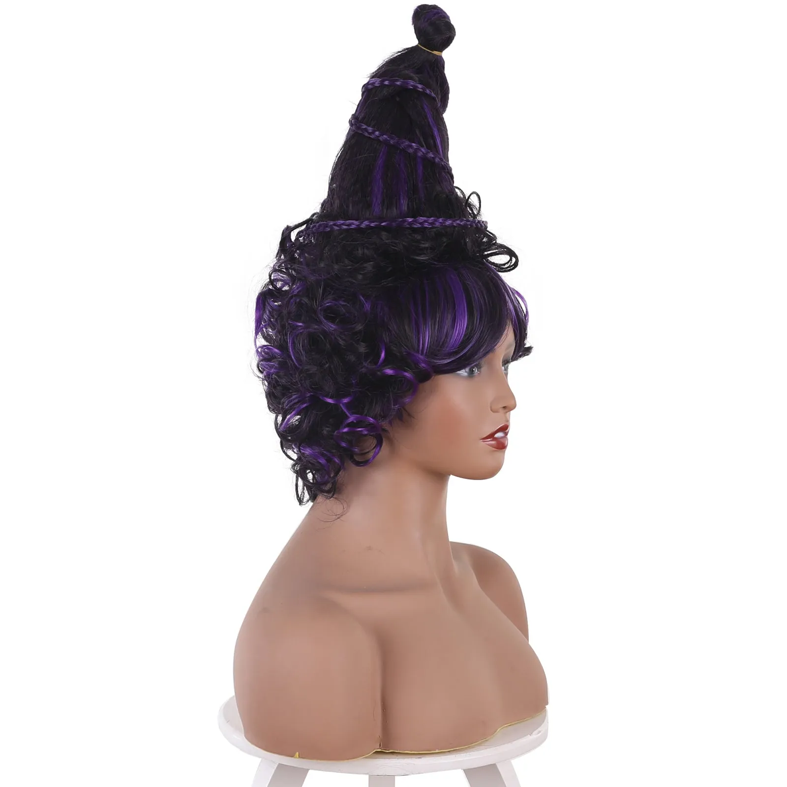 Rulercosplay Hocus Pocus 2 Mary Sanderson Purple Short Movie Cosplay Halloween cosplay Wig Special Wig