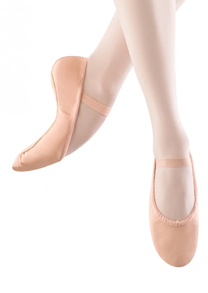 S0205G Dansoft (BLK) Leather Ballet Slipper