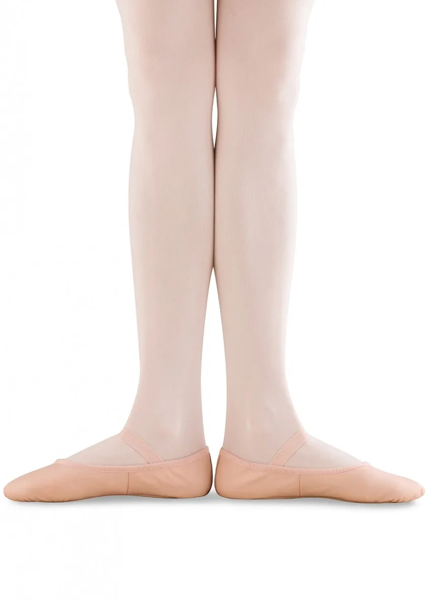S0205G Dansoft (BLK) Leather Ballet Slipper