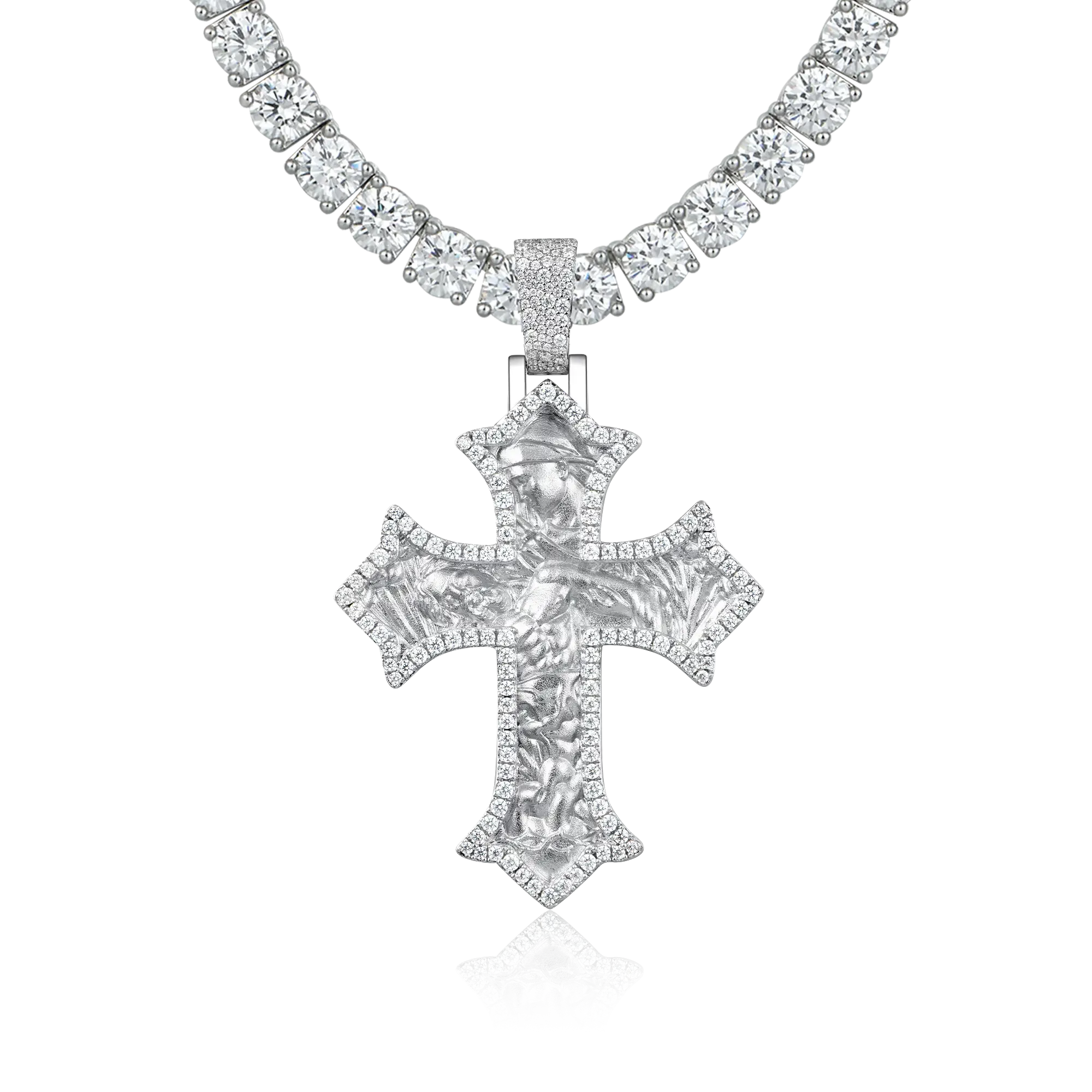 Sacred Devotion Cross Pendant - Medium