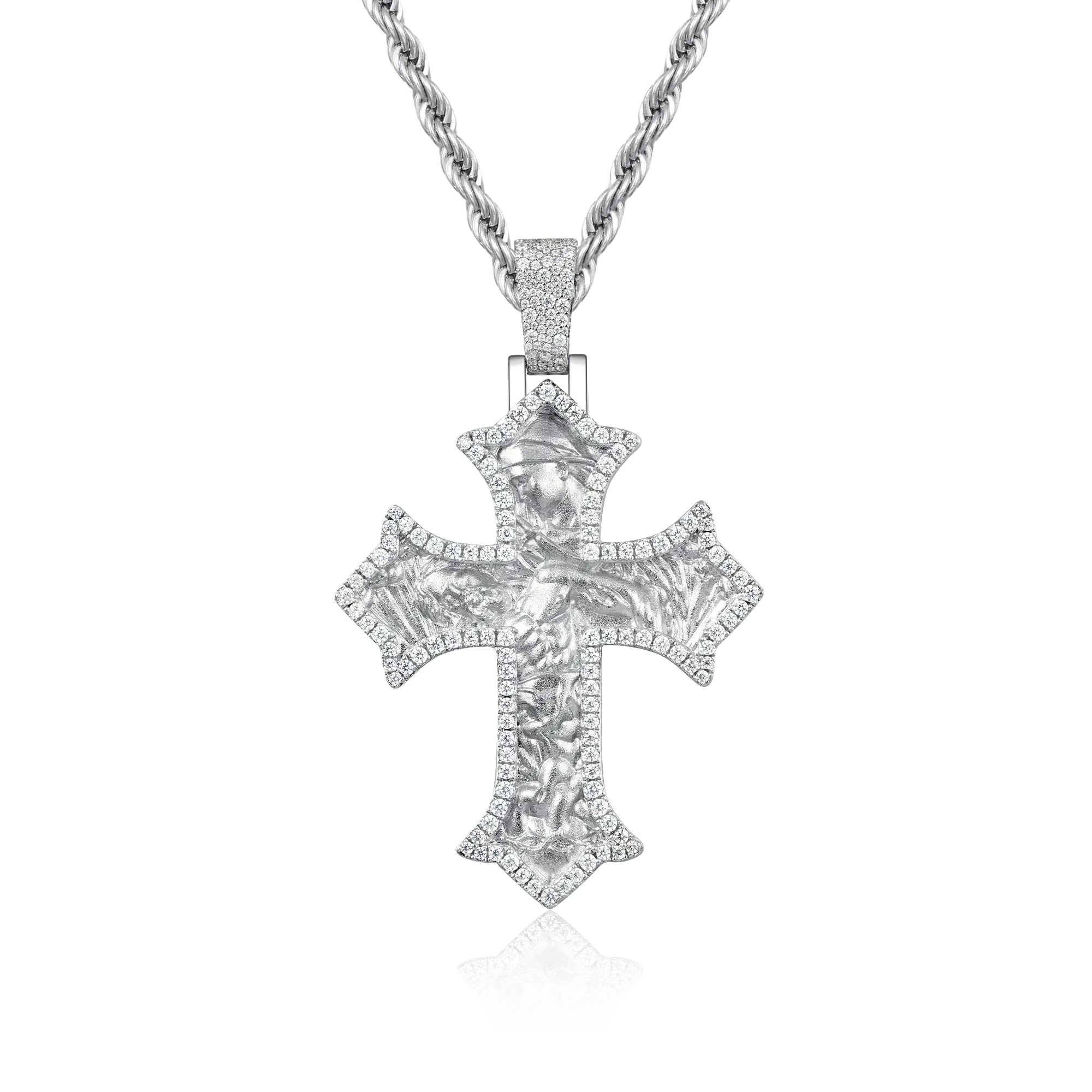 Sacred Devotion Cross Pendant - Medium
