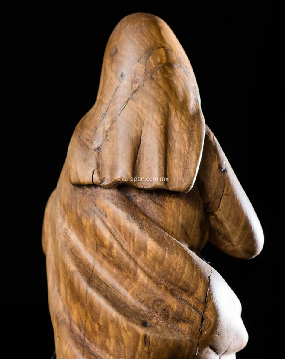Sacred Family Nativity Joseph, Mary & Baby Jesus Wood Carving