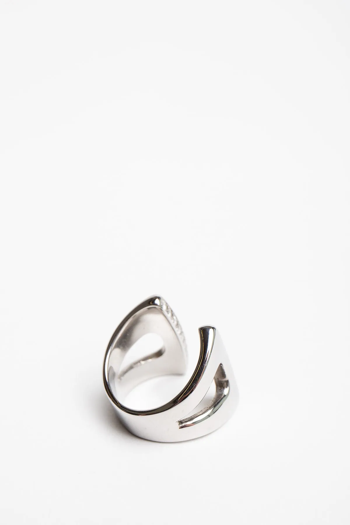 SARAH JANE WILDE | STAINLESS STEEL & DIAMOND RING