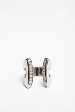 SARAH JANE WILDE | STAINLESS STEEL & DIAMOND RING