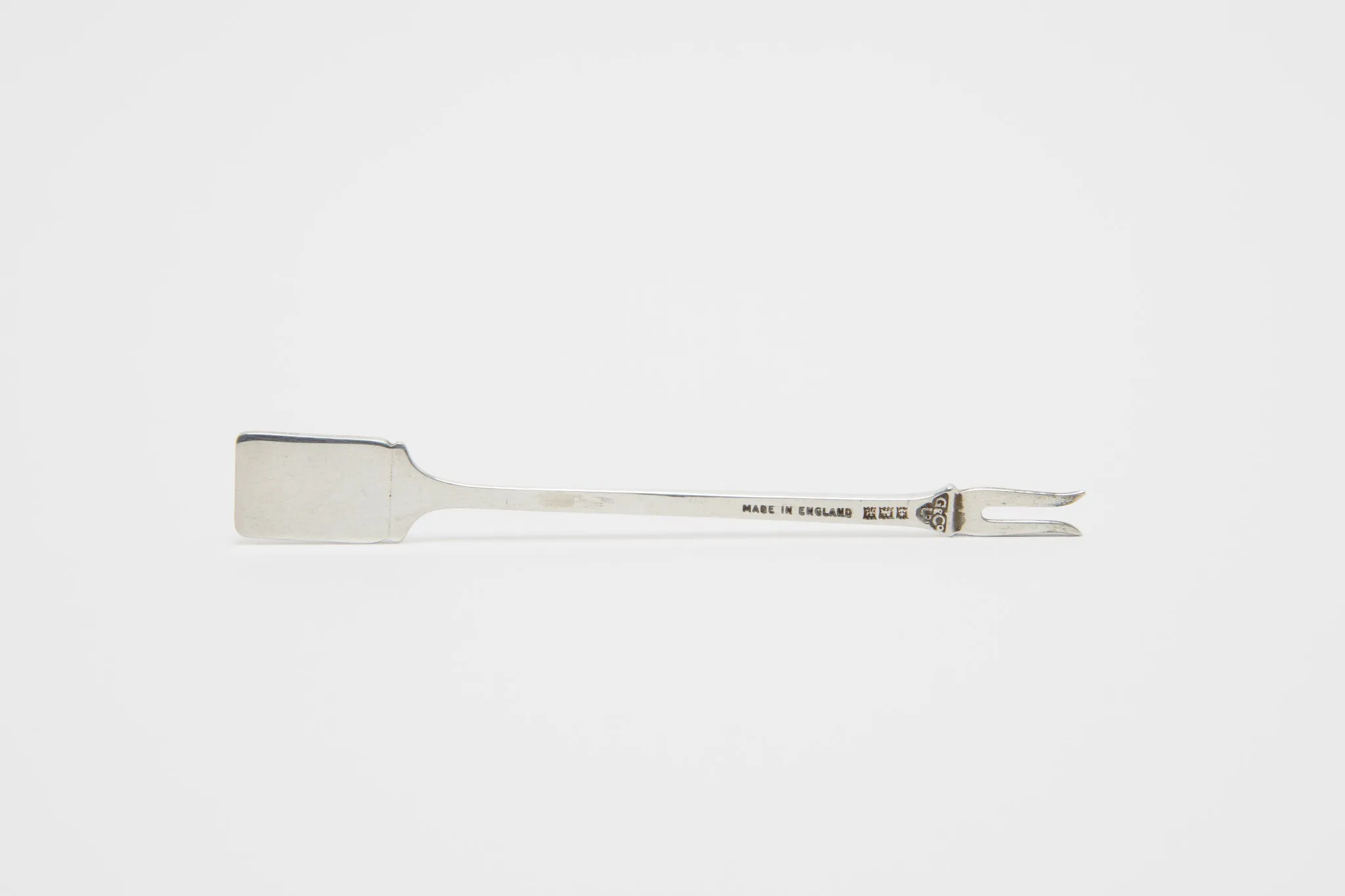 Set of Sterling and Enamel Playing Card Cocktail Sticks