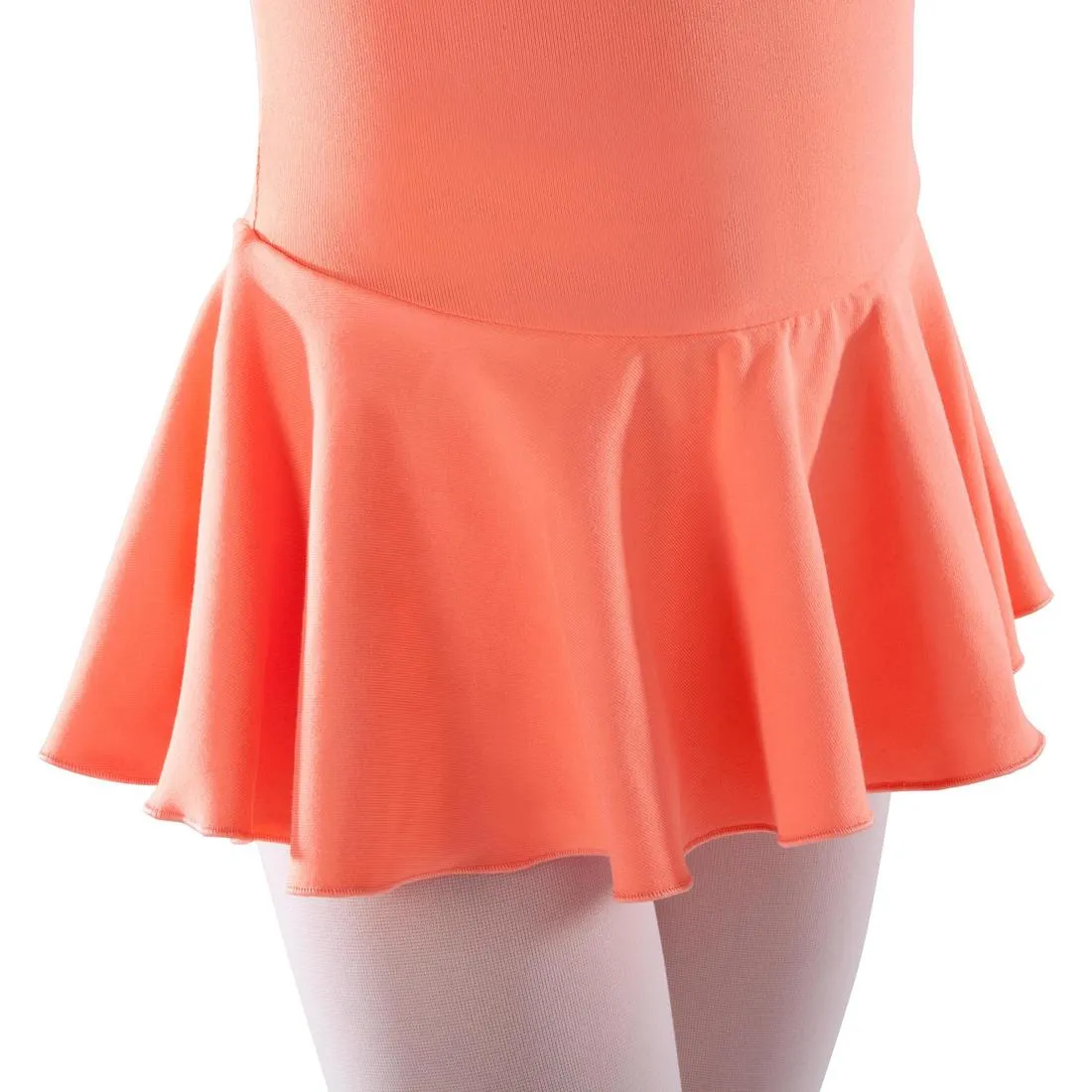 Short-Sleeved Ballet Leotard - Coral