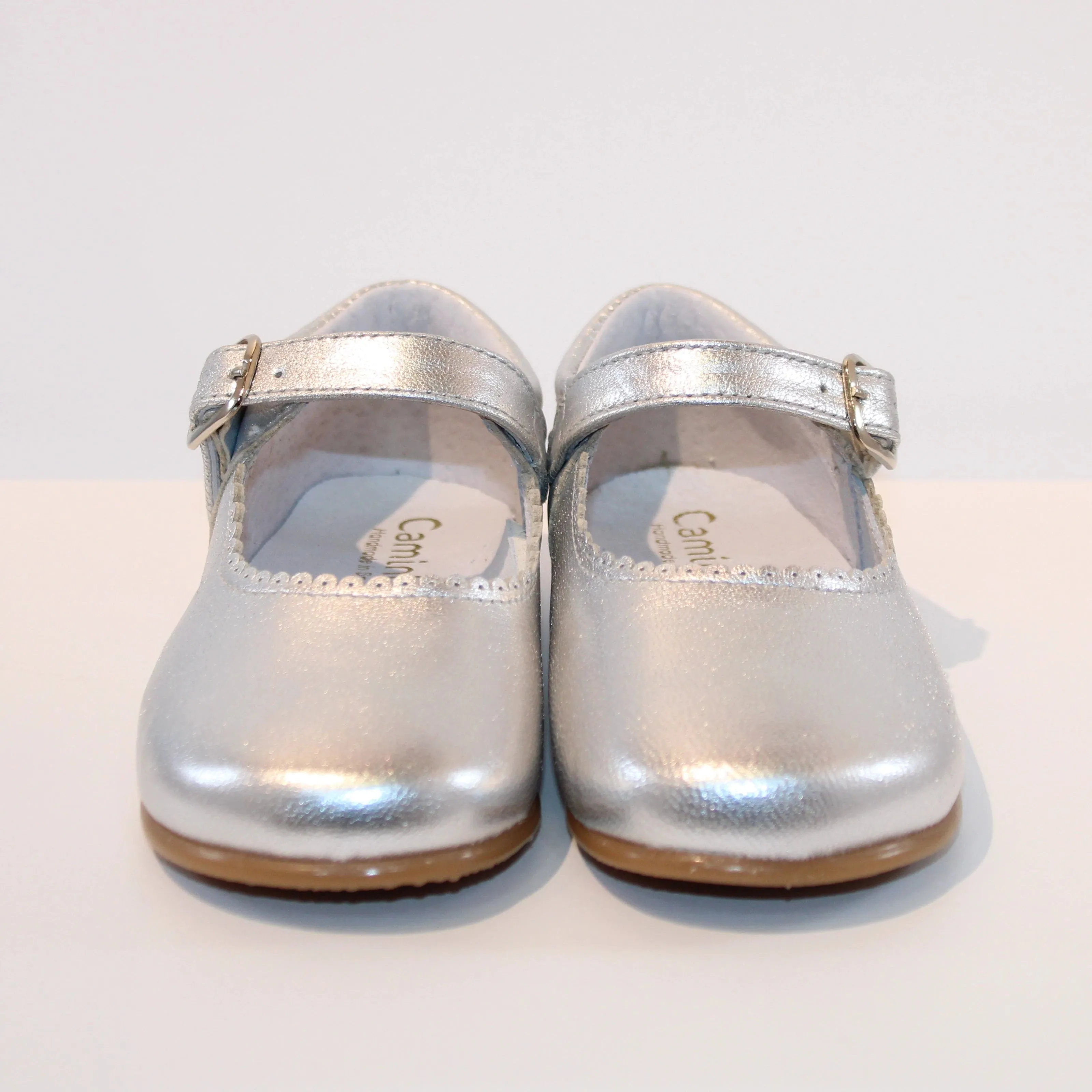 Silver Sparkle Mary Janes