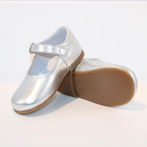 Silver Sparkle Mary Janes