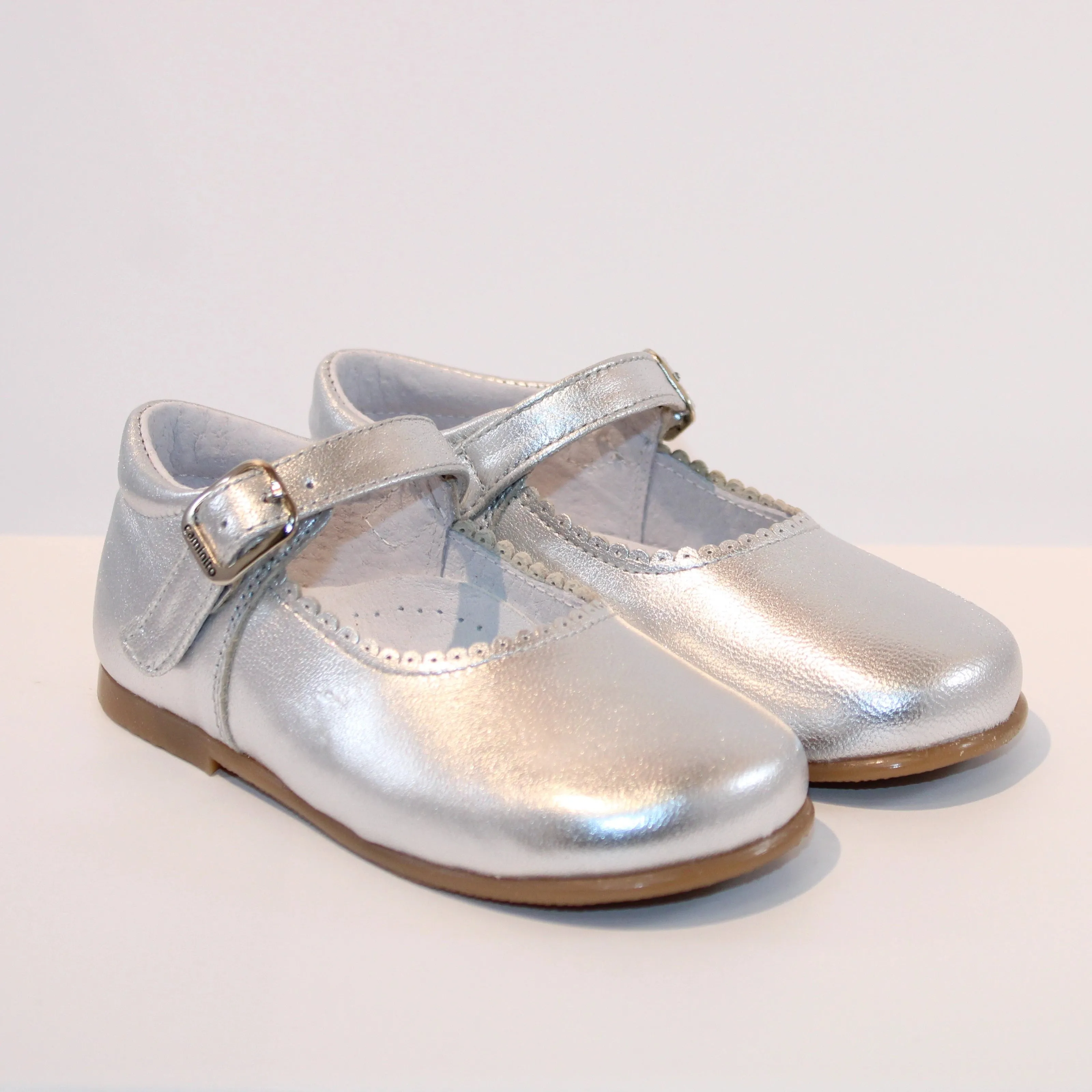 Silver Sparkle Mary Janes