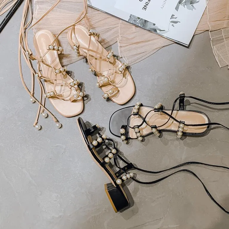 Small Size Low Heeled Strappy Sandals For Petite Feet Women MS191