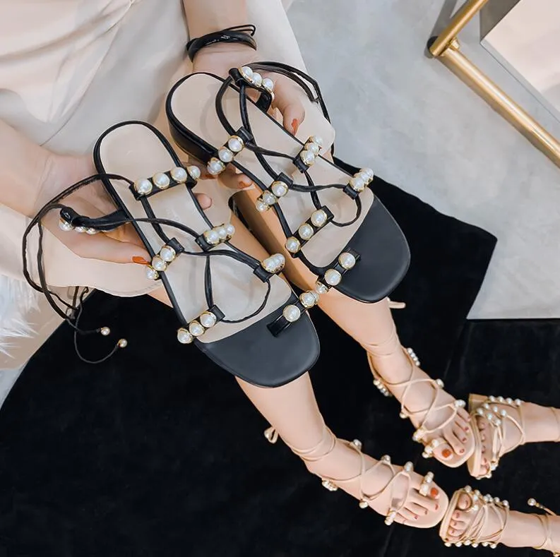 Small Size Low Heeled Strappy Sandals For Petite Feet Women MS191