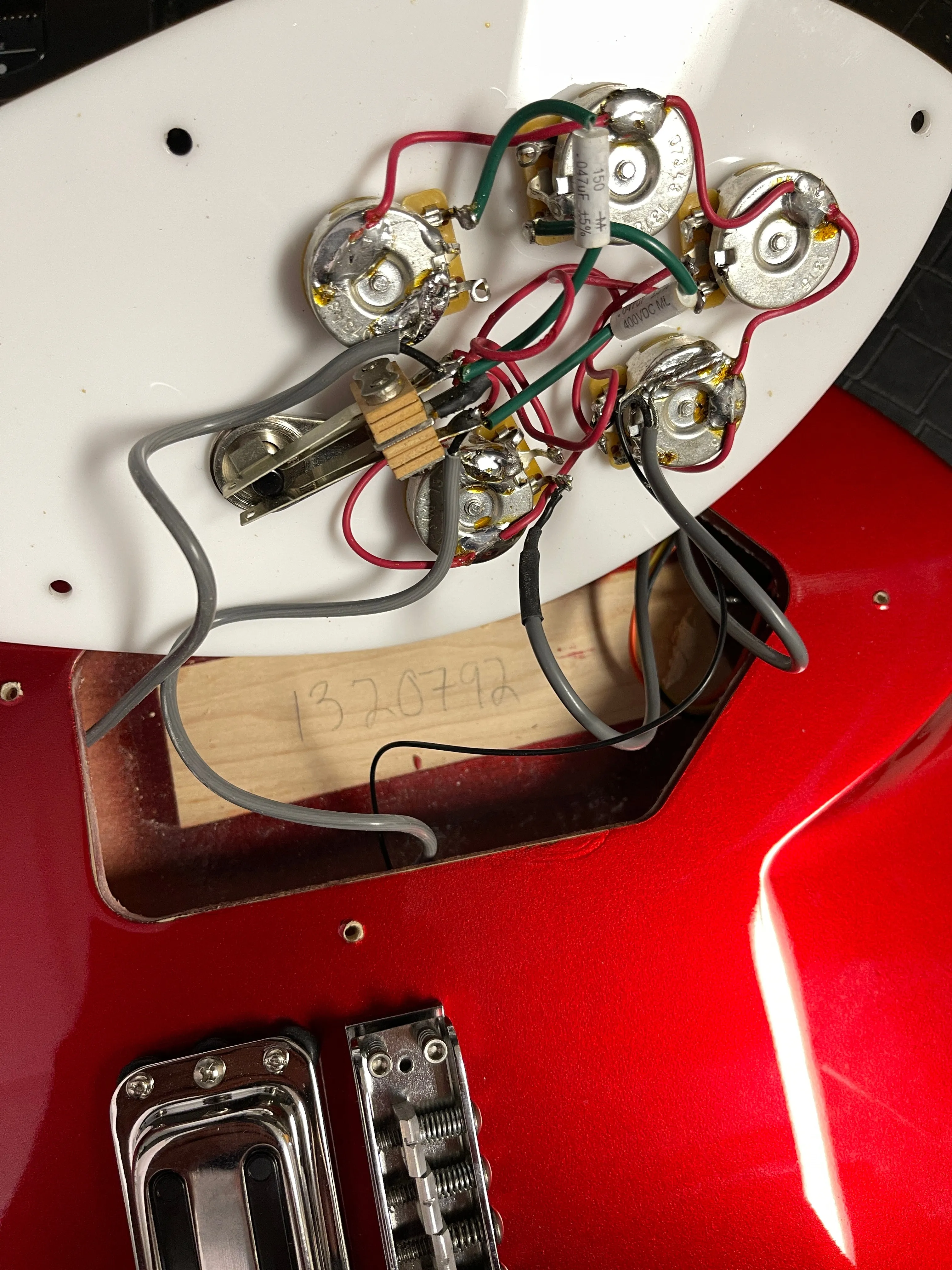 SOLD - Rickenbacker 360 Ruby Red 2017