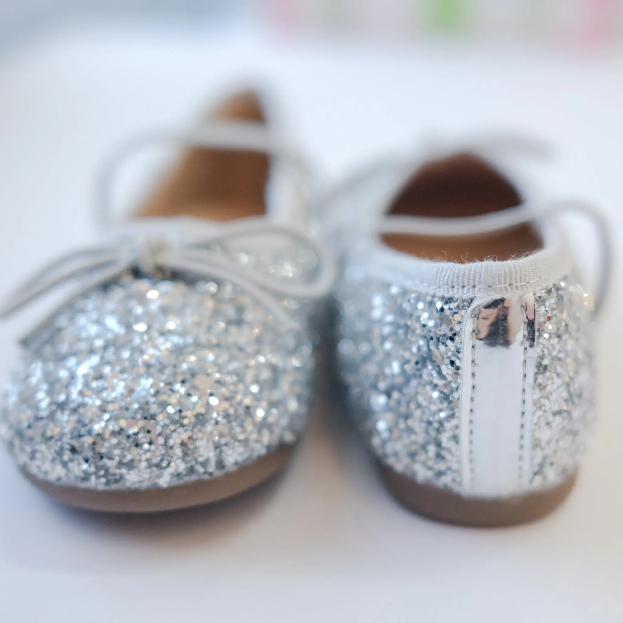 Sparkling Ballet Mary Jane - Silver