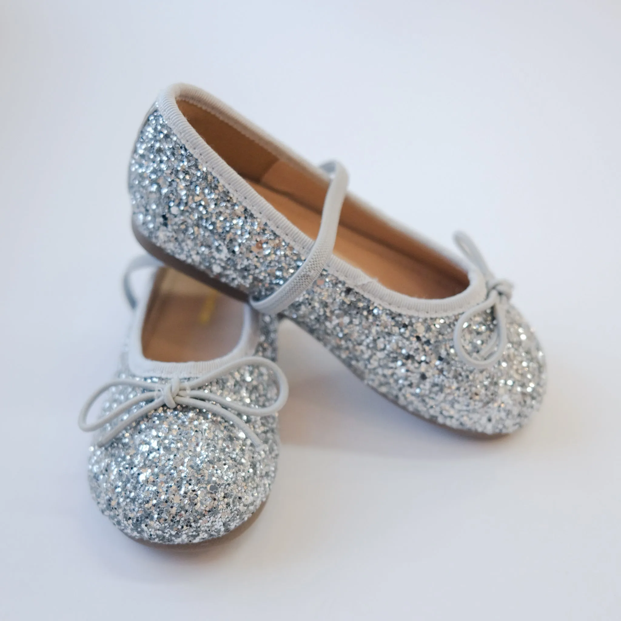 Sparkling Ballet Mary Jane - Silver