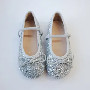 Sparkling Ballet Mary Jane - Silver