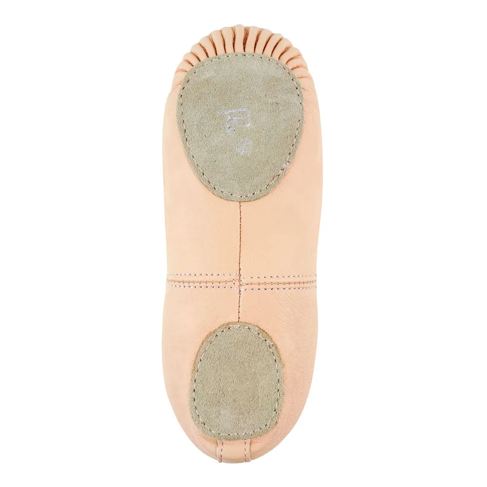 Split Sole Leather Ballet Shoe