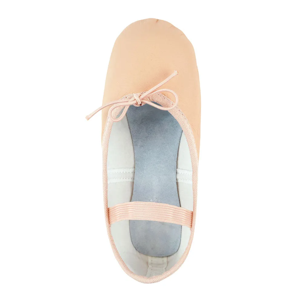 Split Sole Leather Ballet Shoe