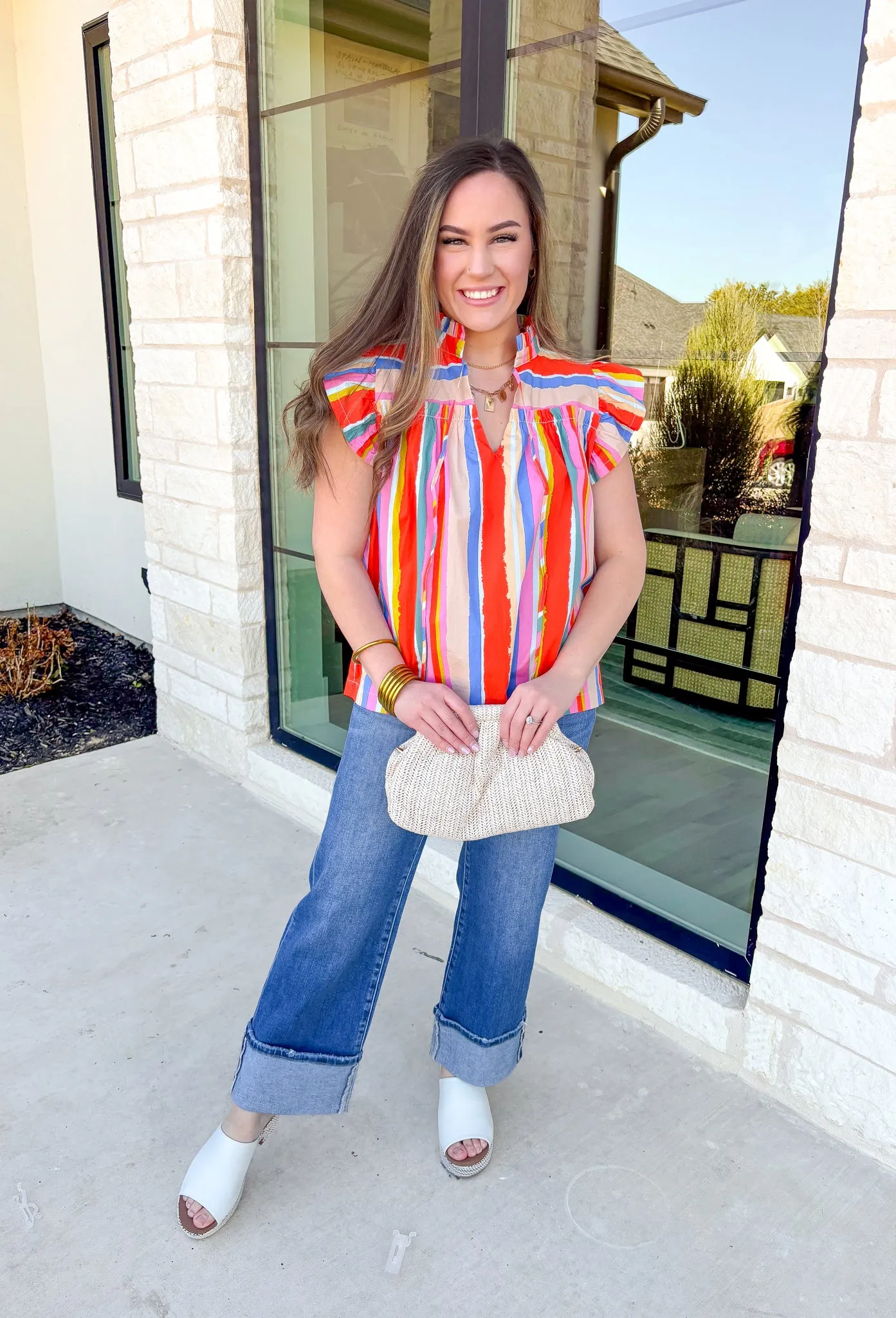 Spring Fling Ruffle Top