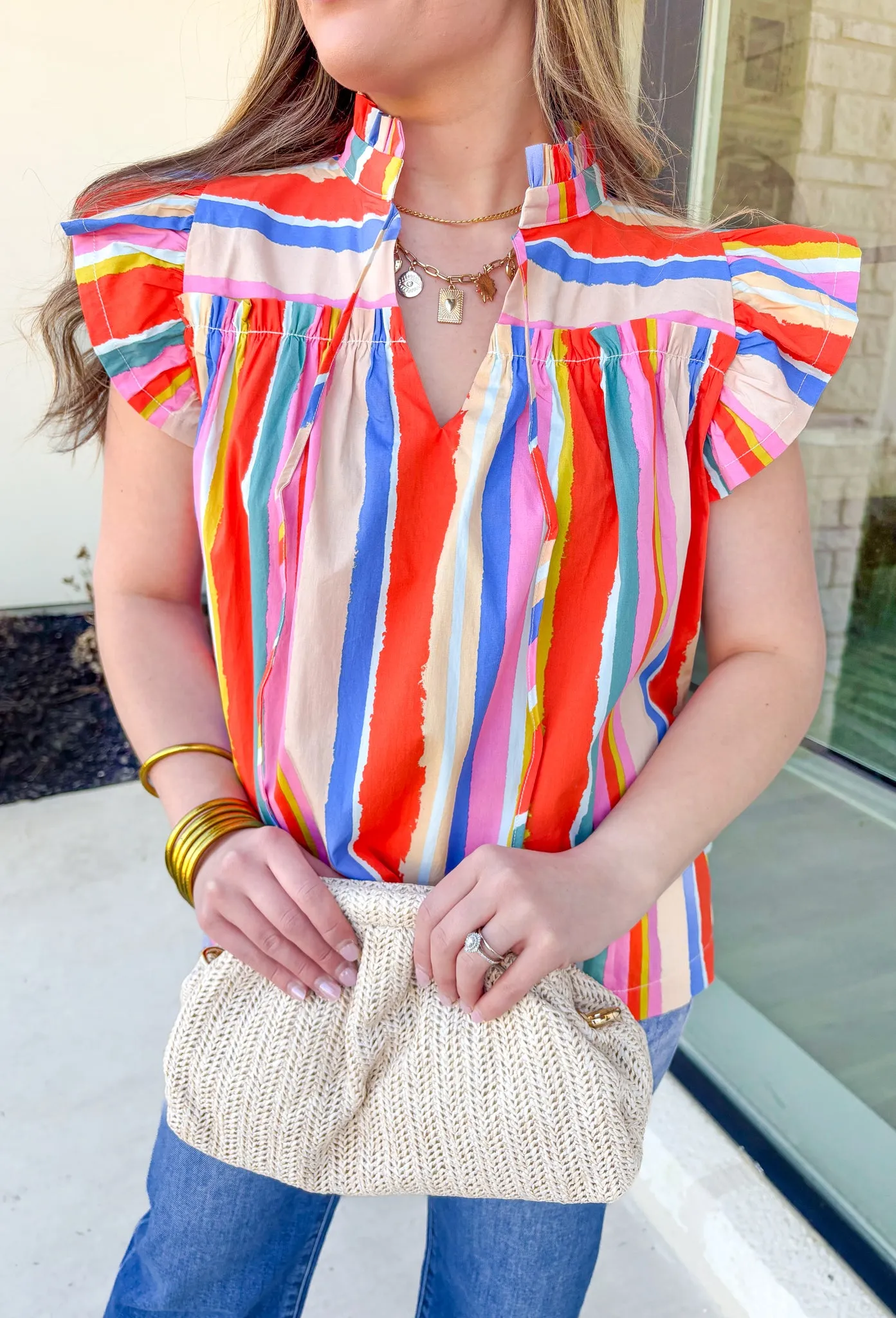 Spring Fling Ruffle Top