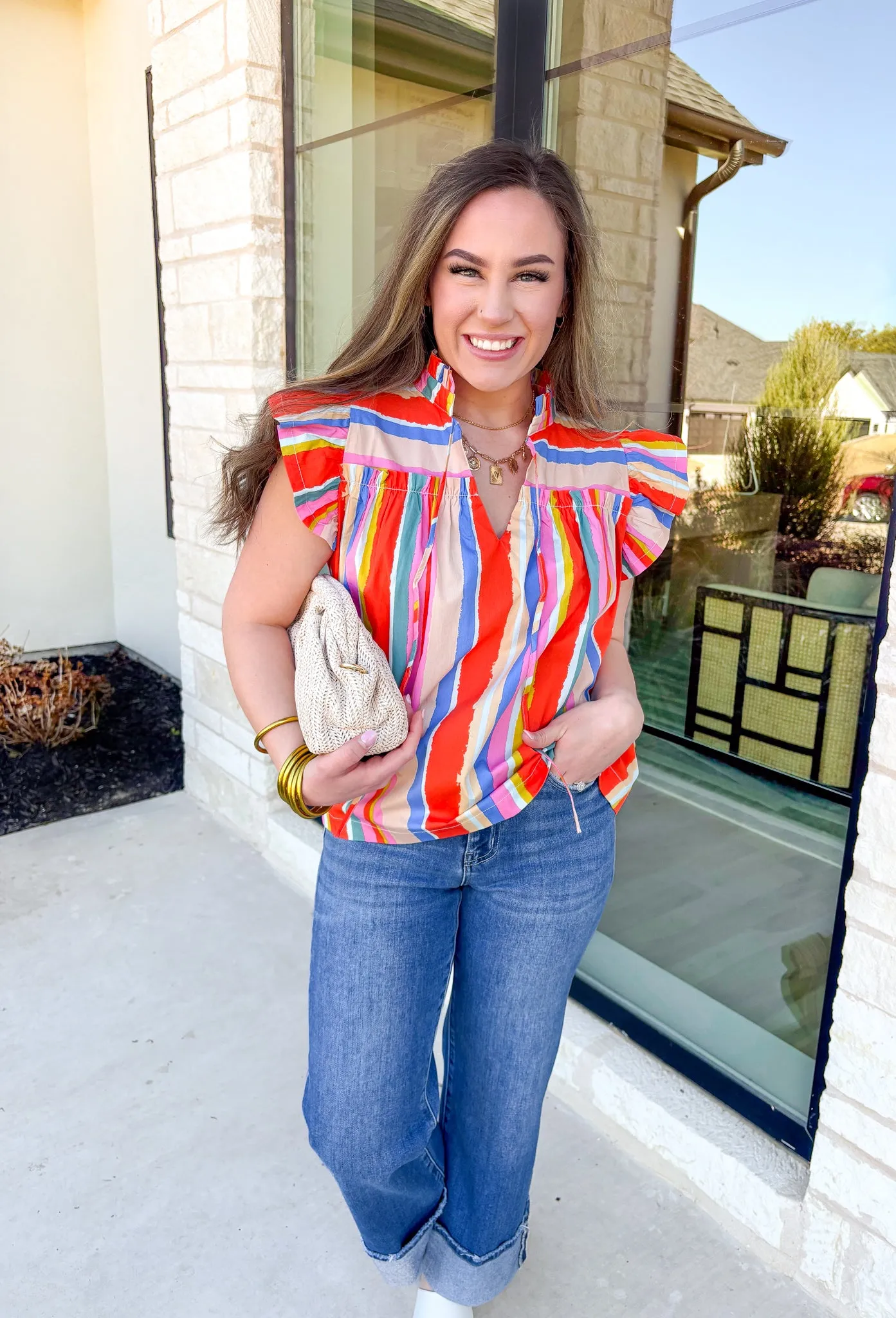 Spring Fling Ruffle Top