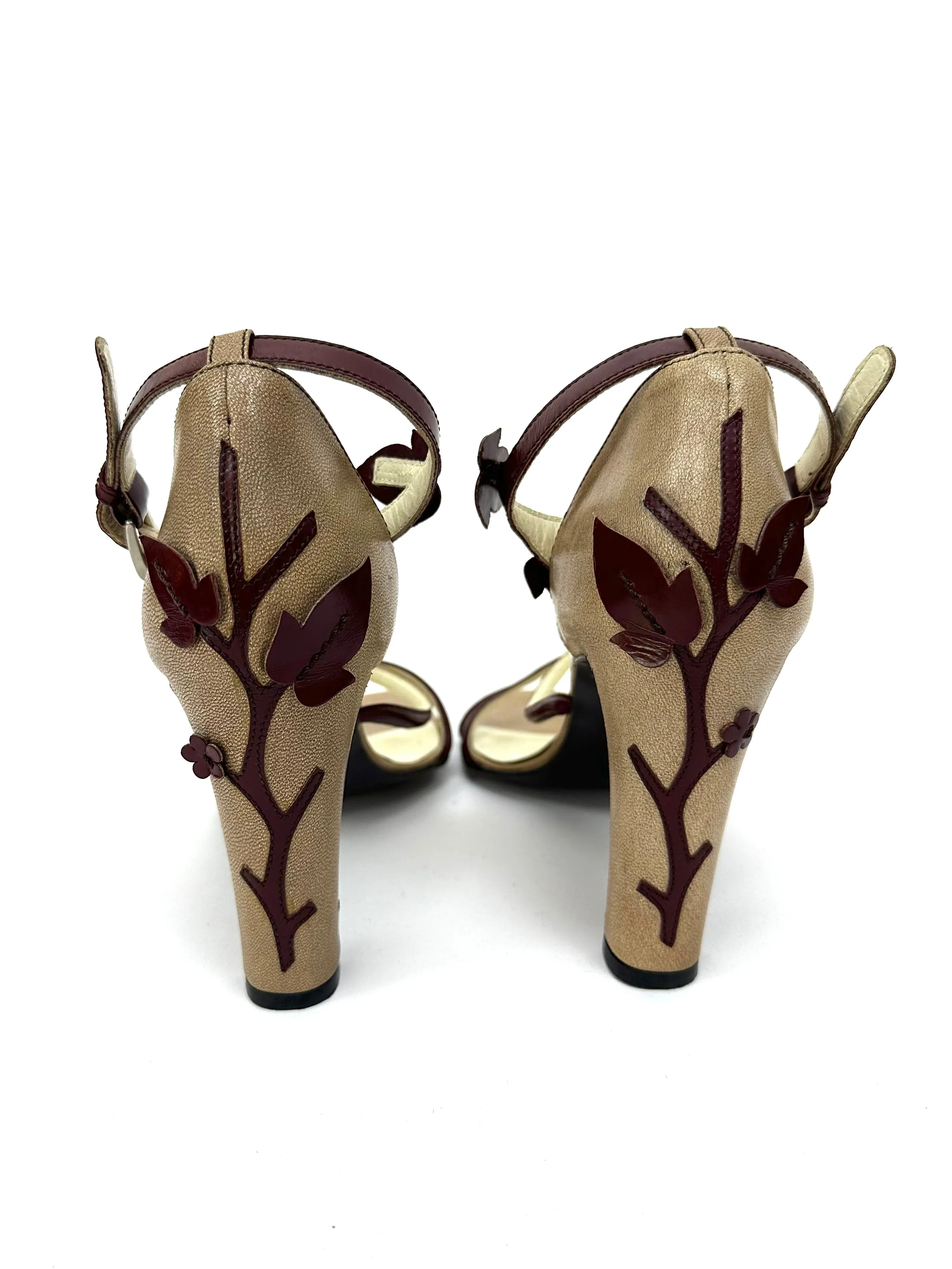 S/S 1997 Prada Runway Vine Heels