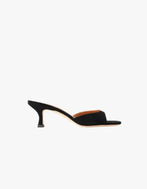Staud Brigitte Mules in Black