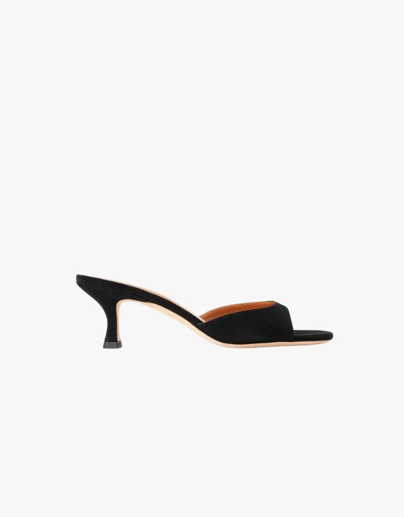 Staud Brigitte Mules in Black
