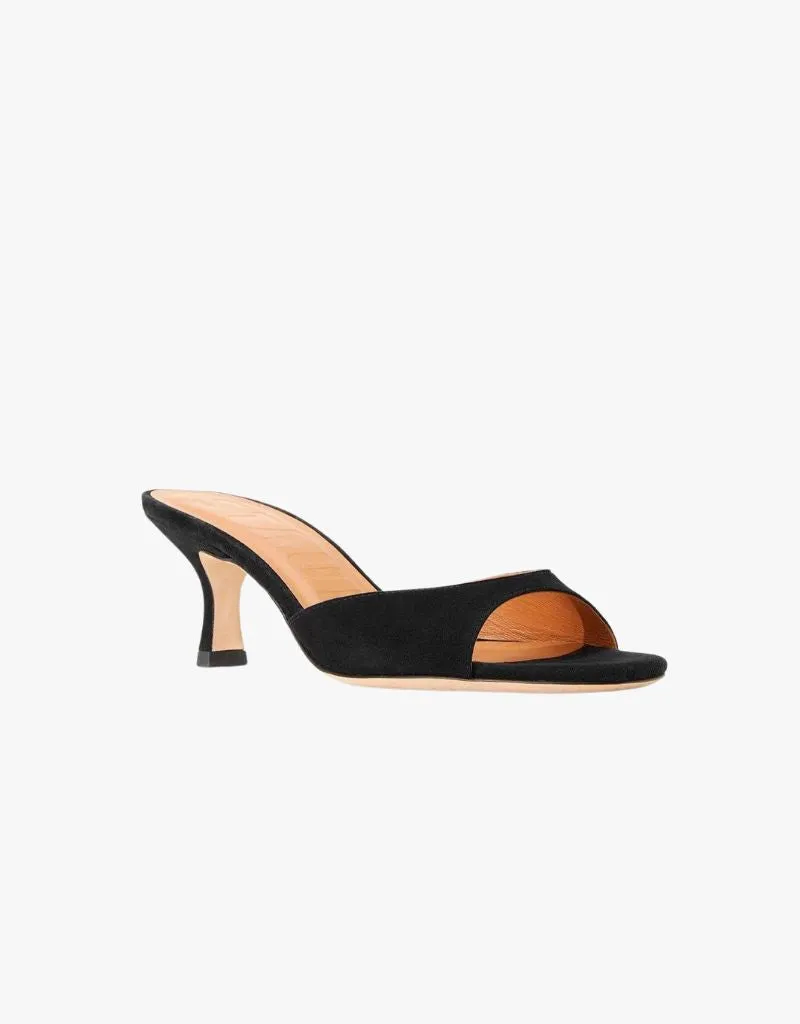 Staud Brigitte Mules in Black