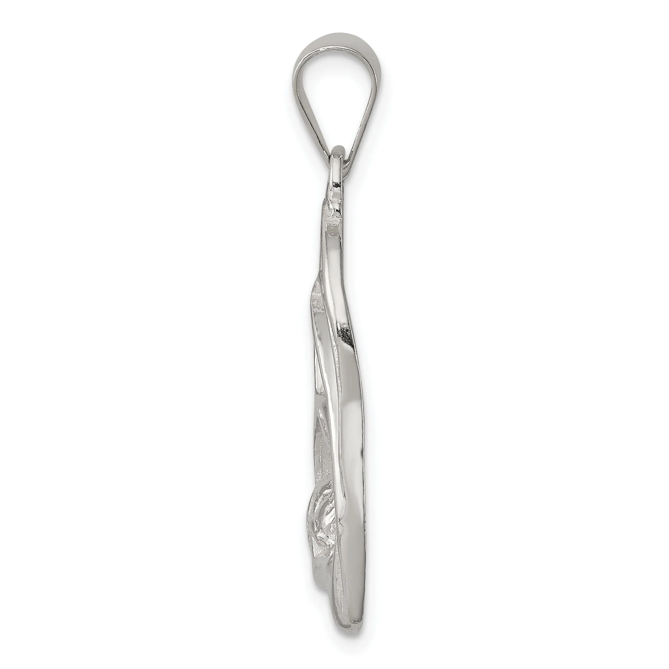 Sterling Silver Blessed Mary Child Jesus Charm