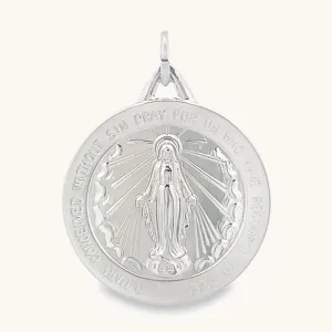 STERLING SILVER MIRACULOUS MEDAL | ROUND