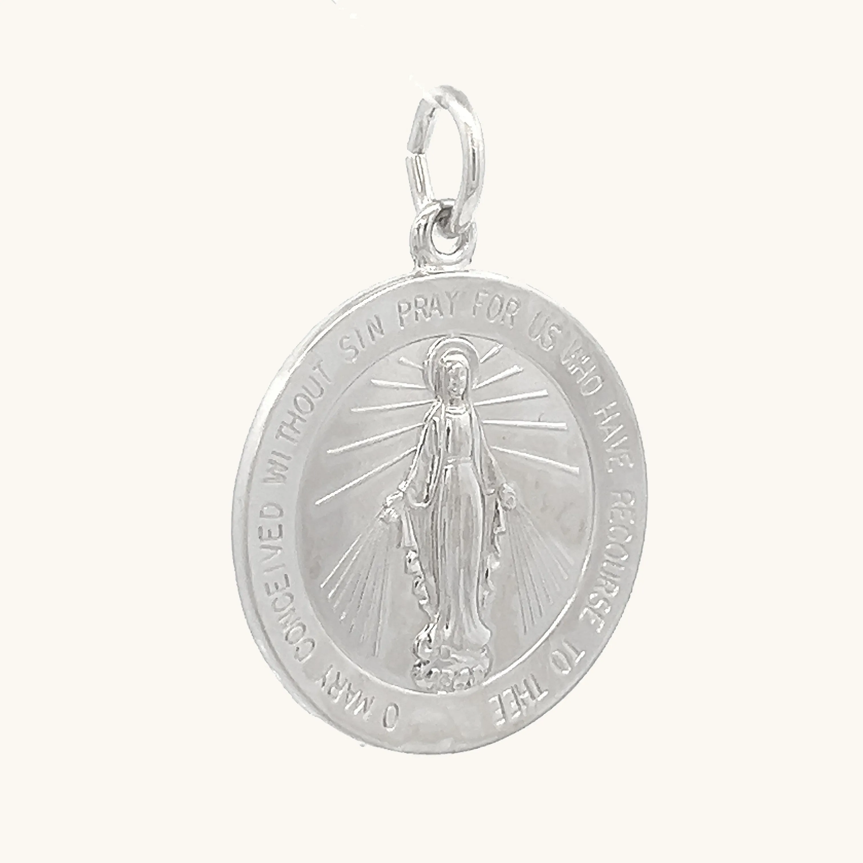 STERLING SILVER MIRACULOUS MEDAL | ROUND