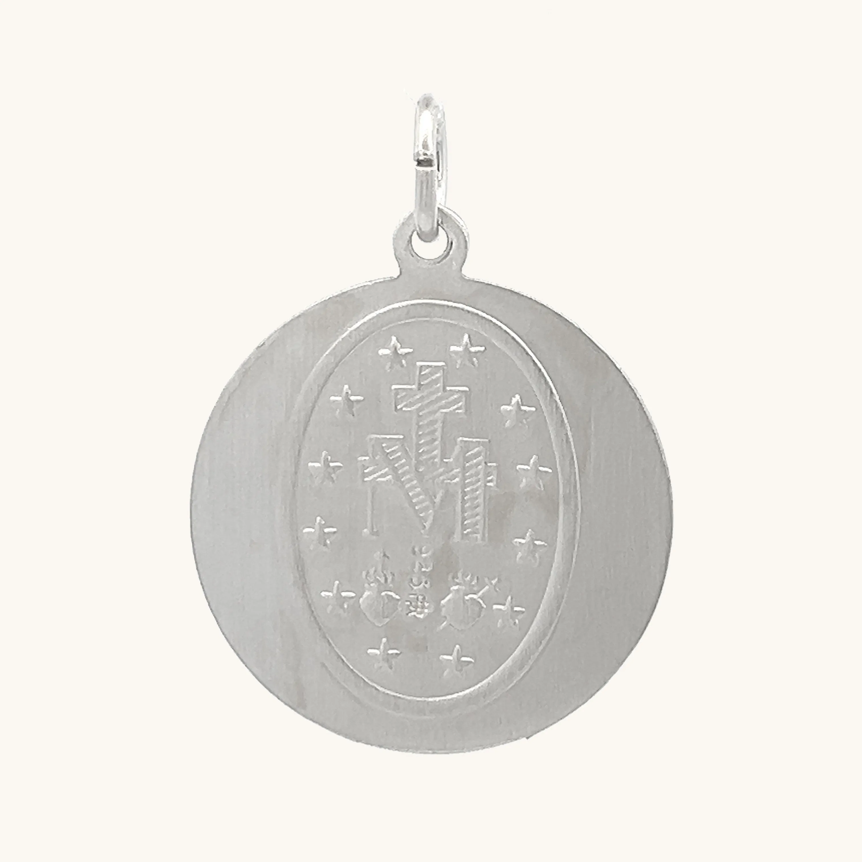 STERLING SILVER MIRACULOUS MEDAL | ROUND