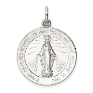 Sterling Silver Miraculous Medal