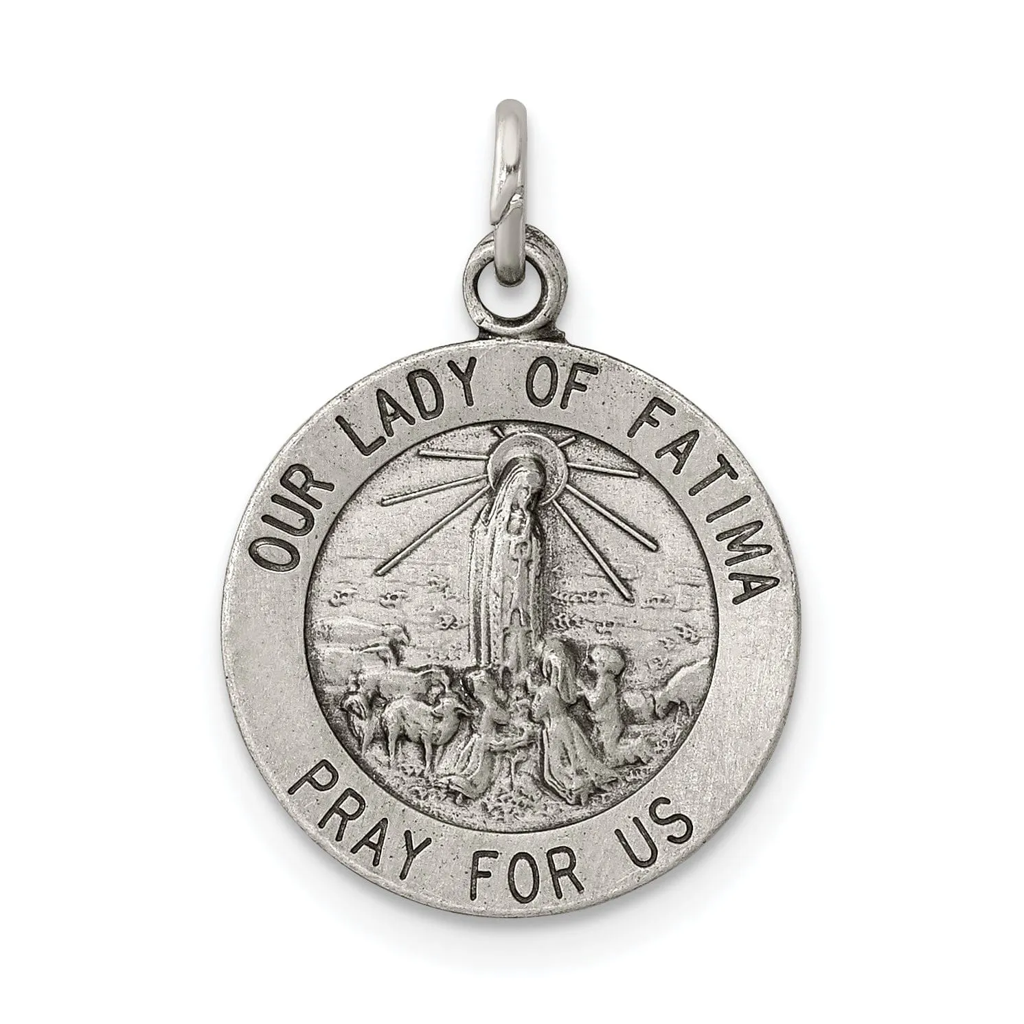 Sterling Silver Our Lady of Fatima Medal