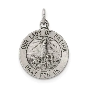 Sterling Silver Our Lady of Fatima Medal