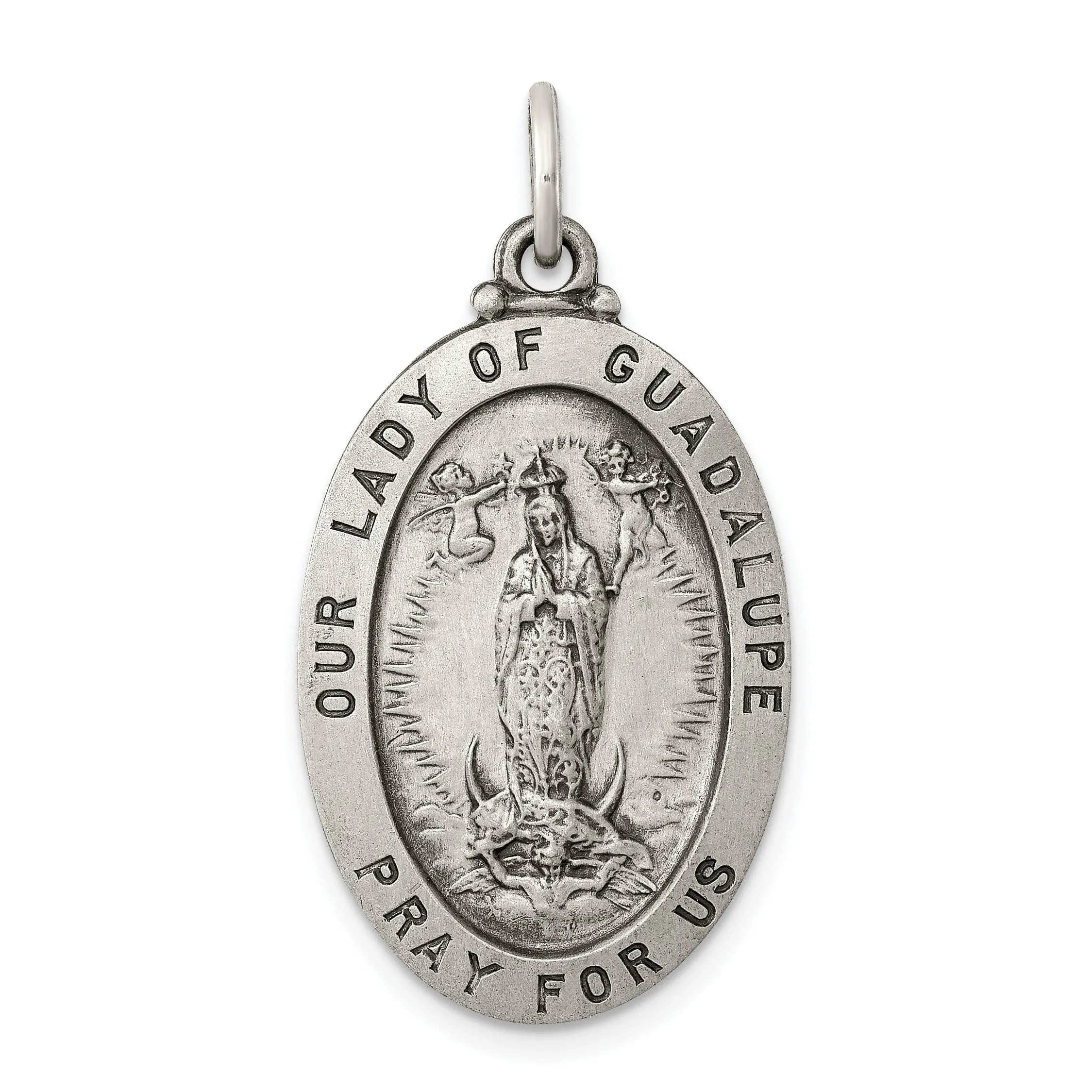 Sterling Silver Our Lady of Guadalupe Medal