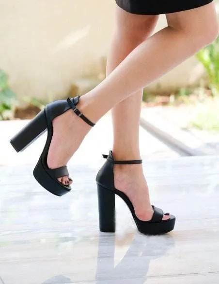Strappy Casual High Heels